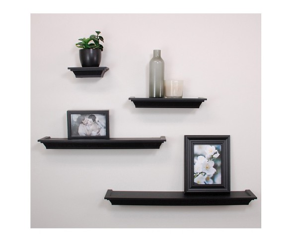 4 Piece Ledge Set - Black