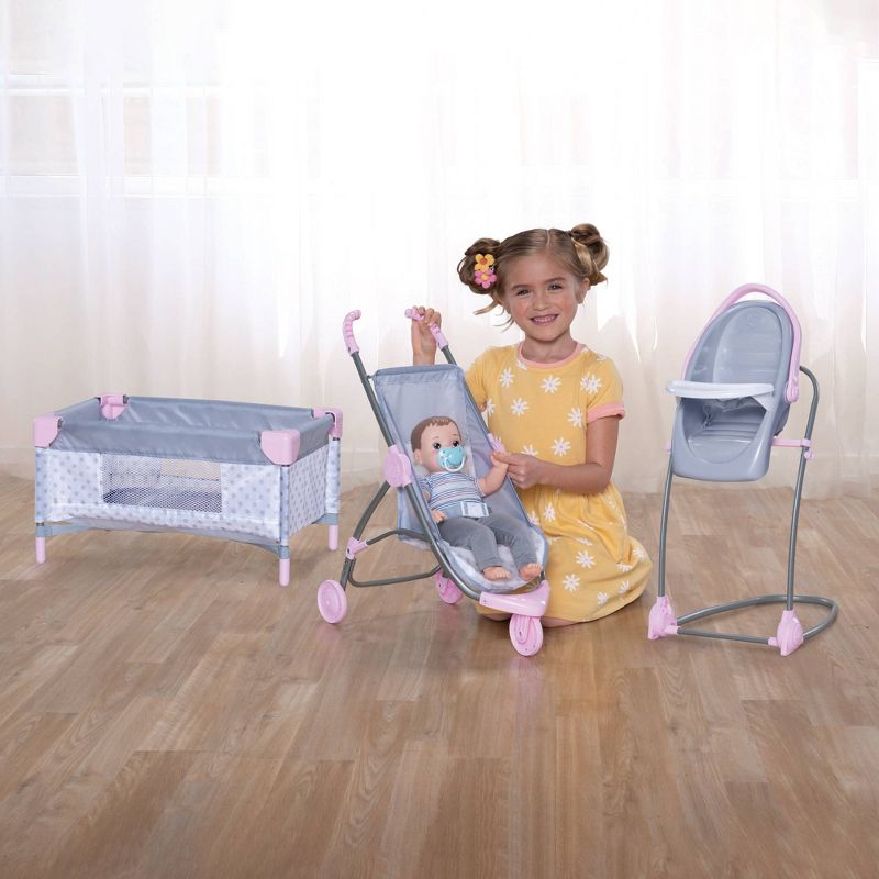 Perfectly Cute Deluxe Nursery Baby Doll Playset, 4 of 11