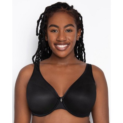 Curvy Couture Full Figure Cotton Luxe Unlined Wire Free Bra Natural 34ddd :  Target