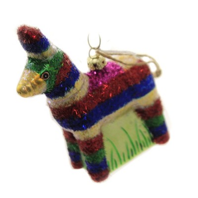 Holiday Ornaments 5.0" Piñata Donkey Party Candy  -  Tree Ornaments
