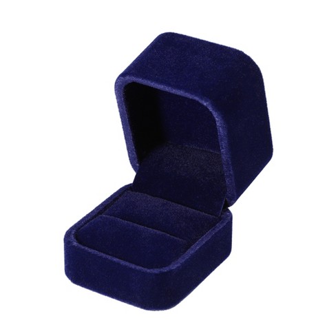 Unique Bargains Luxury Suede Jewelry Ring Box 1 Pc - image 1 of 4