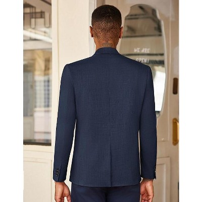 COOFANDY Men's Casual Blazer Slim Fit Lightweight Sport Coat One Button Suit Jacket LIGHT GREY L — фото 3