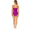 Women's Live In Color Hidden Underwire Drape Front Tankini Swim Top - image 4 of 4