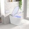 Costway Smart Toilet Elongated Bidet Toilet with Adjustable Heated Seat & Dryer Night Light 1000 Gram MaP Flushing Score - image 2 of 4