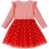 Disney Princess Ariel Toddler Girl Dress Ruffle Tulle Long Sleeve Tutu Twinkle Star Sparkle SundressBirthday Party - 2 of 4