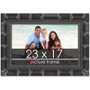 PosterPalooza | 23x17 Wide Bamboo Picture Frame, UV Acrylic, 4 Finishes - Brown, Black, Silver, and Natural - 2 of 4