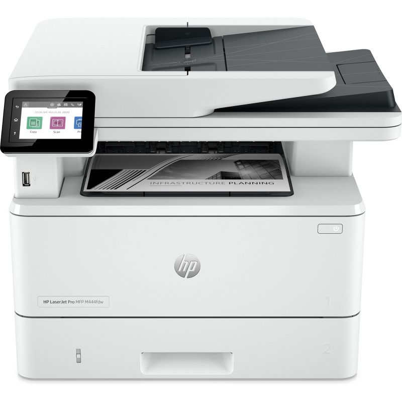 HP Inc. LaserJet Pro MFP 4101fdw Laser Printer, Black And White Mobile Print, Copy,, 1 of 9