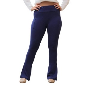 Women's FLARE Leggings with Pocket - Julia Rose S/M (Sizes 4-10-OS) - 1 of 4