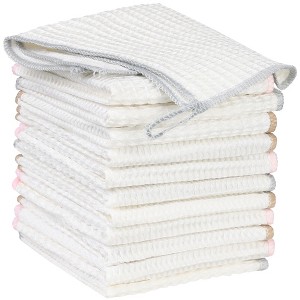 Unique Bargains Soft Reusable Absorbent Lint Free Lightweight Kitchen Towel 11" x 11" - 1 of 4