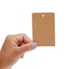 Juvale 200 Pack Large Kraft Paper Gift Tags, Merchandise Tags, for Weddings, Birthdays, Party Favors, Brown, 2 x 4 In - 4 of 4
