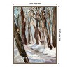 Amanti Art 23"x30" Woods in Winter by Sandra Lafrate Framed Canvas Wall Art - 4 of 4