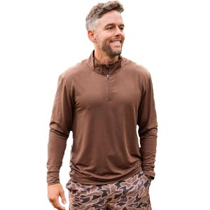 Burlebo Men's Long Sleeve Performance Quarter Zip Sweatshirt - 1 of 2
