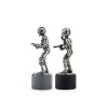 Royal Selangor Hand Finished Star Wars Collection Pewter Rebel & Imperial Pilot Rook Chess Piece Pair Gift - 3 of 4