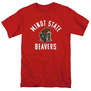 Men's Minot State University Official MSU Beavers Logo Adult T-Shirt MSU Beavers Logo - 1 of 4