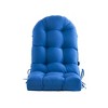 Patio Chair Cushion for Adirondack, High Back Tufted Rocking Chair Cushion, Outdoor Seat Cushion 48"x21"x4" inch,1Count - 2 of 4