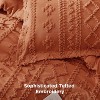 Tufted Boho Comforter Set Bed Set GentleSoft Farmhouse Shabby Chic Embroidery Bedding - 4 of 4