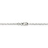 Black Bow Jewelry 1.6mm, Sterling Silver D/C Twisted Solid Serpentine Necklace - 4 of 4