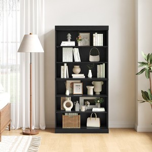 Dovelina Vertical Bookshelf Combination with Adjustable Shelves--No Door - 1 of 4