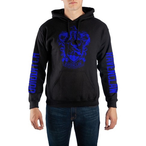 Harry Potter House Ravenclaw Coat Of Arms Fleece Hoodie Sweatshirt