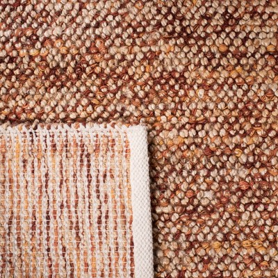 Hand-Knotted Red Wool Bohemian Reversible Area Rug