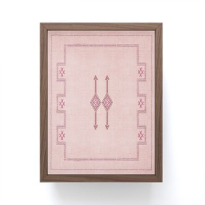 Becky Bailey Bungalow Kilim Framed Mini Art Print 4" (H) x 3" (W) x 1" (D) - Society6 - 1 of 3
