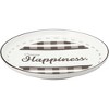 Pavilion Gift Company - Happiness - 5" Appetizer Plate - Dining Plates - 4 of 4