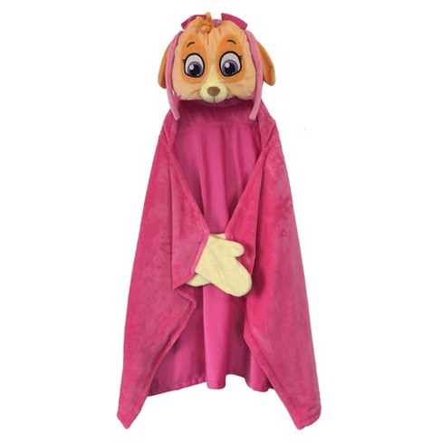 PAW Patrol Character Skye Hooded Kids Throw Blanket