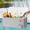 Karl Home 80 QT Gray Outdoor Cooler Cart - 2 of 4
