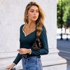 Women's Chic V-Neck Ribbed Knit Top - Cupshe - 2 of 4