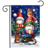 Briarwood Lane Winter Garden Flag 12x18 For Outdoor Warm Wishes Gnomes For Winter Garden Flag Flags For Outside - 2 of 4
