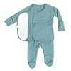 Bonsie Skin to Skin Babywear - Footie - Ripple - 2 of 4