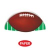 Beistle Printed Football Hat, (10/Pkg) Multicolored - 3 of 4