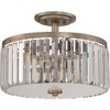 Quoizel Lighting Mirage 3 - Light Semi-Flush Mount in  Vintage Gold - 3 of 4