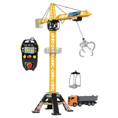 Dickie Toys Mega Crane Remote Control Set with Truck