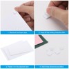 Unique Bargains 3D Dual-Adhesive Craft Foam Dot Square Stickers White 2 Sizes - 4 of 4