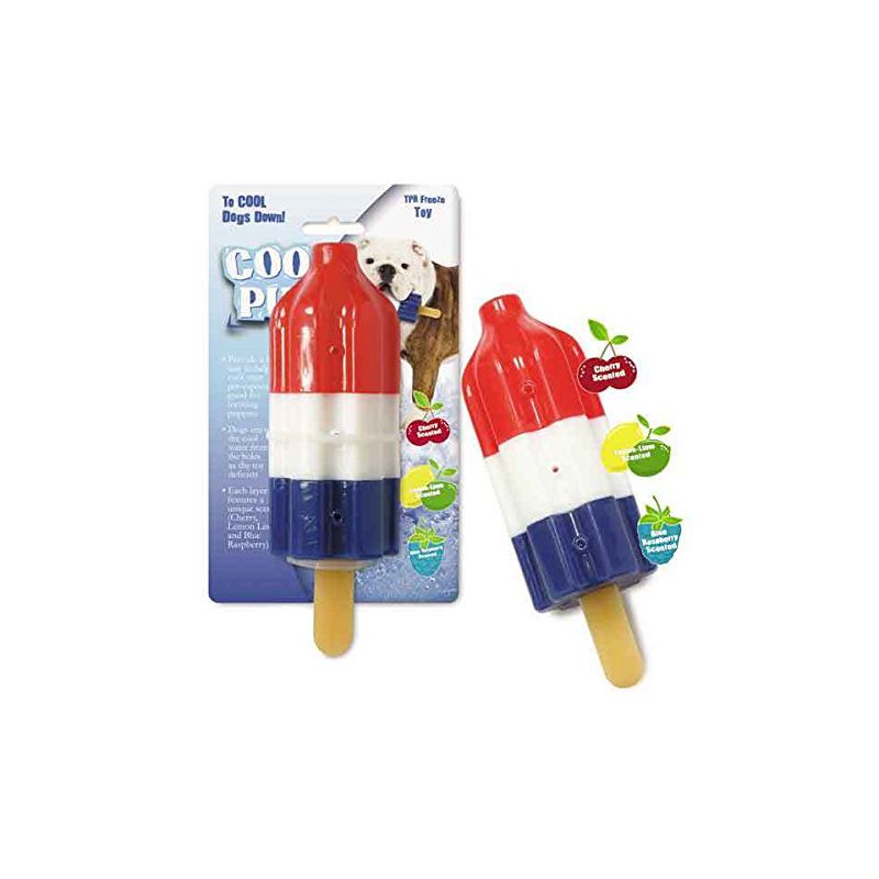 Cool Pup Dog Toy Rocket Pop Ice Cream Popsicle Shaped Frozen Water Summer Toys, Mini, 1 of 8