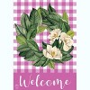 Briarwood Lane Garden Flag 12x18 For Outdoor Pink Magnolia Wreath Spring Burlap For Spring Garden Flag Flags For Outside - 3 of 4