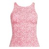 Lands' End Women's Tugless High Neck Strappy Back Tankini Swimsuit Top - 3 of 4