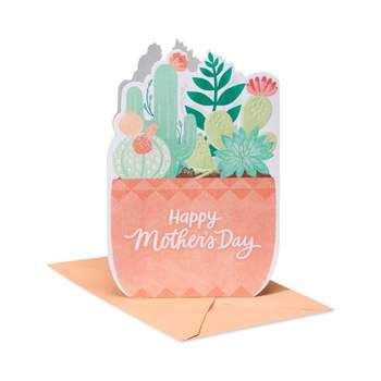 Mother's Day Card Potted Succulents