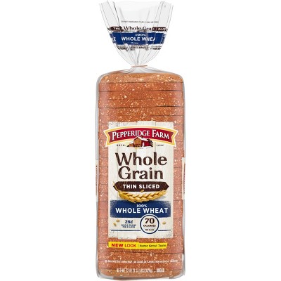 Pepperidge Farm 100% Whole Wheat Thin Sliced Bread - 22oz