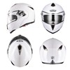 AHR Modular Full Face Motorcycle Helmet Flip up Dual Visor Motocross DOT S/M/L/XL/XXL - 3 of 4