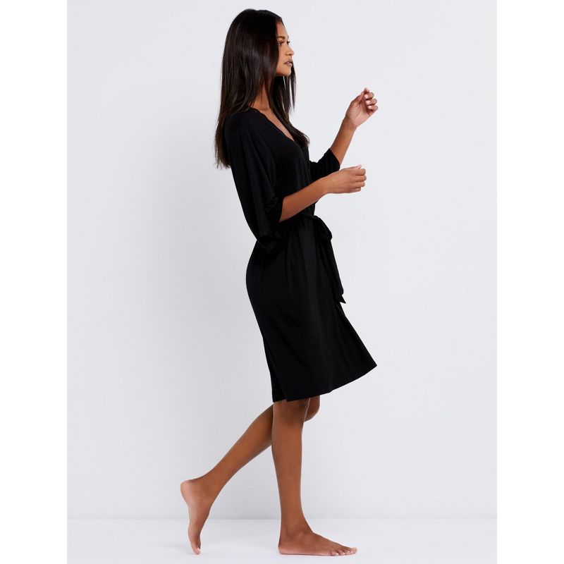Lace Trim Maternity Robe | A Pea in the Pod, 5 of 6