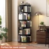 Aheaplus 360° Rotating Bookshelf Tower Revolving Corner Bookcase - 2 of 4