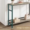 39.3" Entryway Console Table with Storage and Adjustable Shelf, Rustic Sofa Table for Living Room, Hallway & Bedroom - 2 of 4
