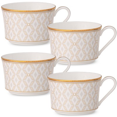 Noritake Noble Pearl Set of 4 Cups