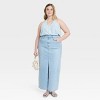 Women's High-Rise Denim Maxi Skirt - Universal Thread™ - 3 of 3
