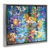 Stupell Industries Colorful Reflections Lake Flowers Floating Frame Canvas Art - 2 of 4
