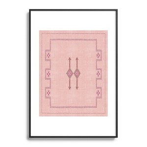 Becky Bailey Bungalow Kilim Metal Framed Art Print - Deny Designs - 1 of 4