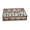 Transpac Polyester 12 in. Multicolor Harvest Plush Neutral Pumpkins In Crate Set of 12 - 2 of 3