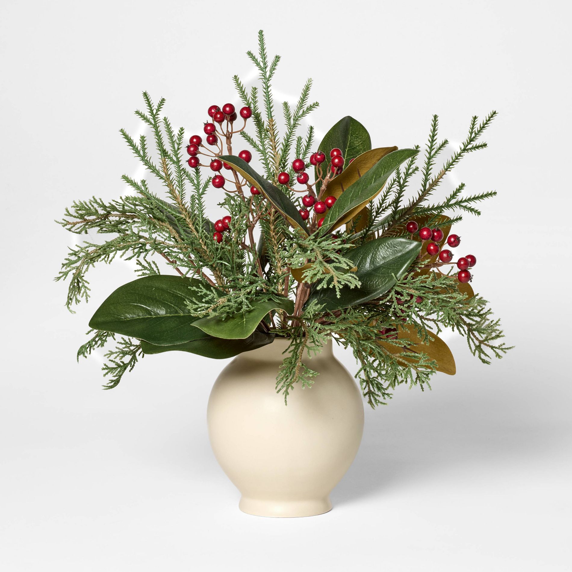 Magnolia Berry Christmas Arrangement - Threshold™ designed with Studio McGee